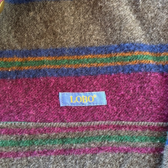 Pendleton Vintage Men's Blue and Grey Button-Up Wool Fleece. Sz Small - Picture 2 of 5